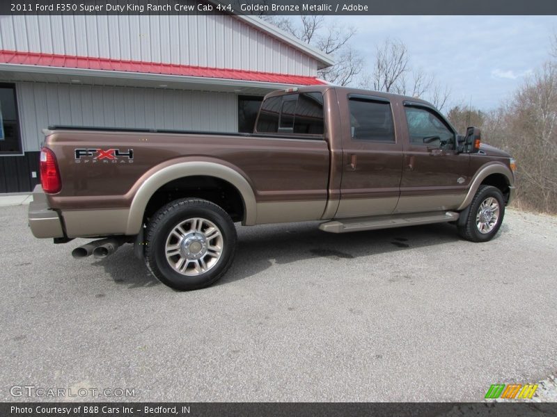 Golden Bronze Metallic / Adobe 2011 Ford F350 Super Duty King Ranch Crew Cab 4x4