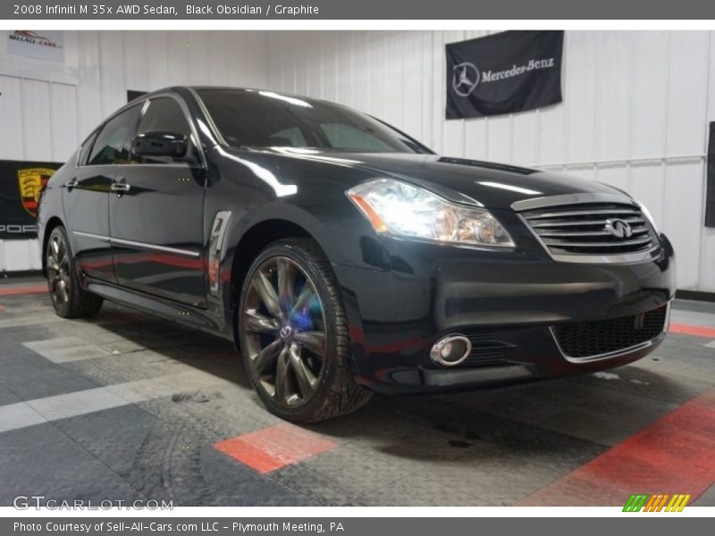 Black Obsidian / Graphite 2008 Infiniti M 35x AWD Sedan
