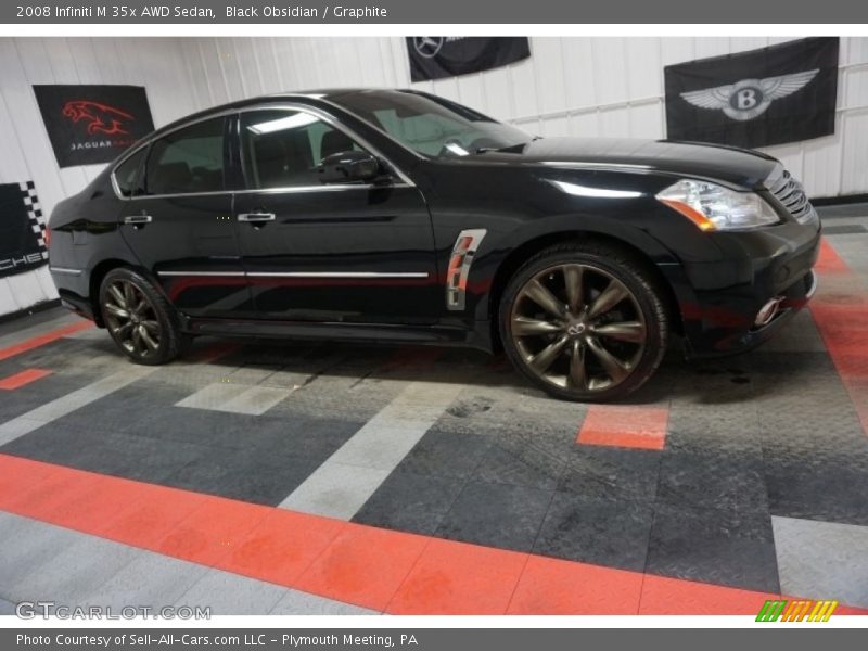 Black Obsidian / Graphite 2008 Infiniti M 35x AWD Sedan