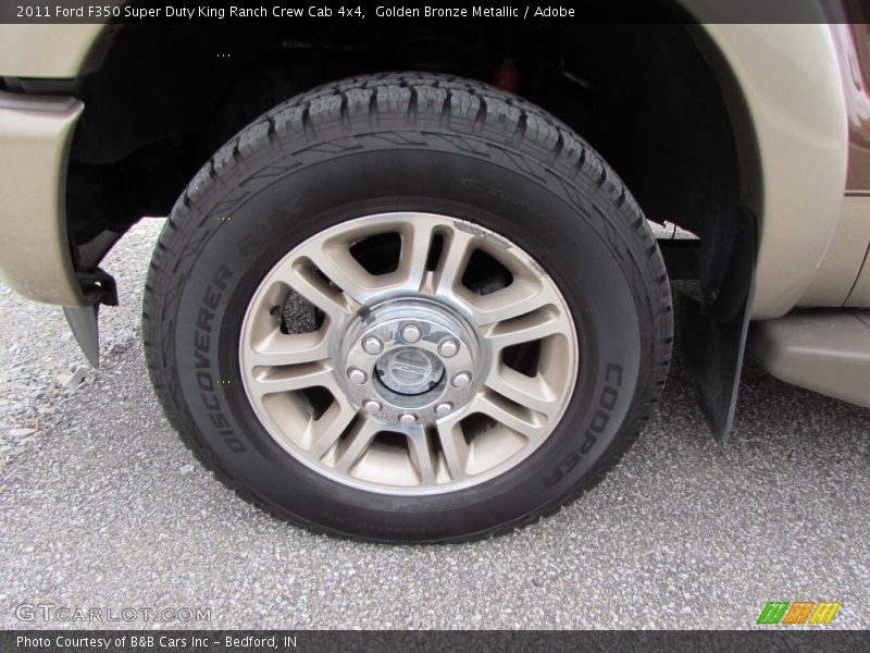 Golden Bronze Metallic / Adobe 2011 Ford F350 Super Duty King Ranch Crew Cab 4x4