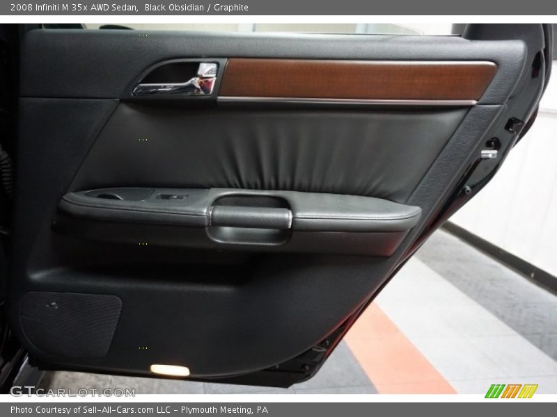 Black Obsidian / Graphite 2008 Infiniti M 35x AWD Sedan