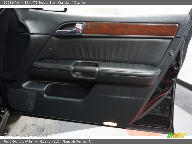 Black Obsidian / Graphite 2008 Infiniti M 35x AWD Sedan