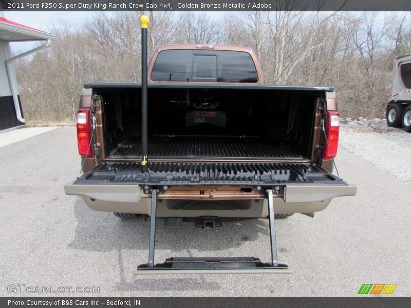Golden Bronze Metallic / Adobe 2011 Ford F350 Super Duty King Ranch Crew Cab 4x4