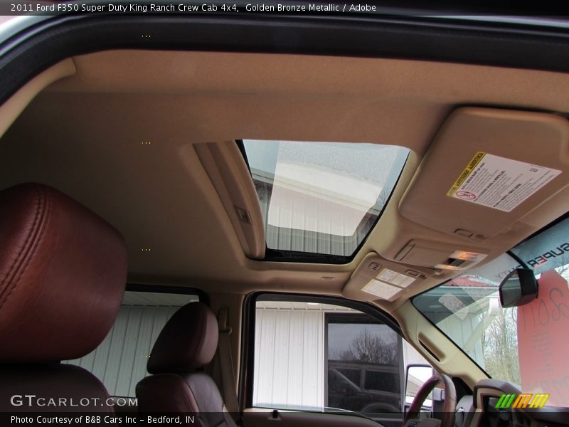 Golden Bronze Metallic / Adobe 2011 Ford F350 Super Duty King Ranch Crew Cab 4x4