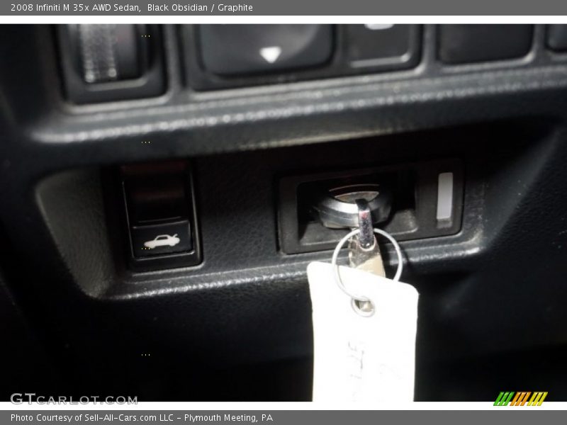 Black Obsidian / Graphite 2008 Infiniti M 35x AWD Sedan