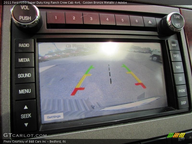 Golden Bronze Metallic / Adobe 2011 Ford F350 Super Duty King Ranch Crew Cab 4x4