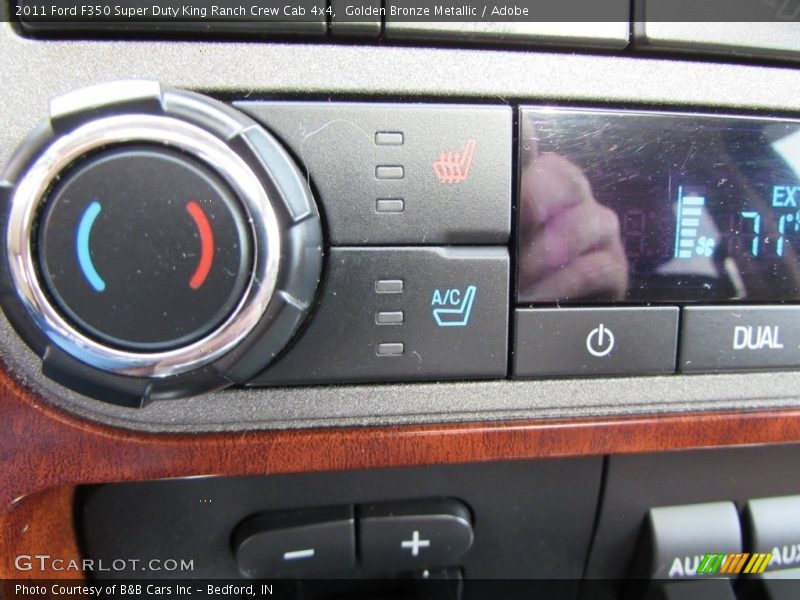 Golden Bronze Metallic / Adobe 2011 Ford F350 Super Duty King Ranch Crew Cab 4x4
