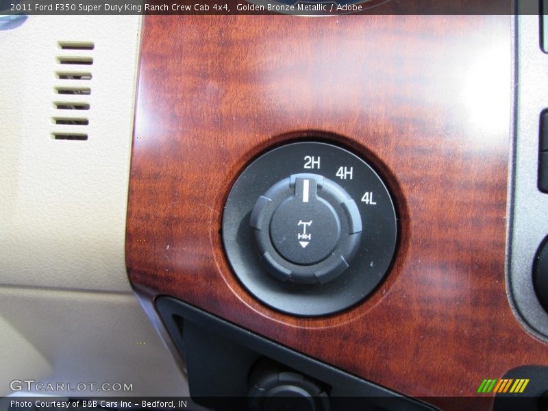 Golden Bronze Metallic / Adobe 2011 Ford F350 Super Duty King Ranch Crew Cab 4x4