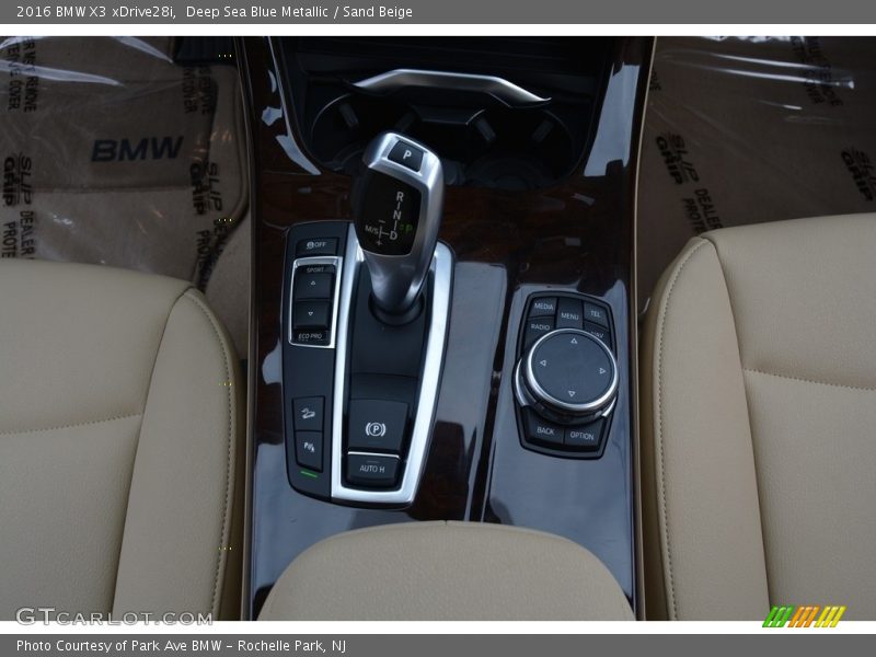 Deep Sea Blue Metallic / Sand Beige 2016 BMW X3 xDrive28i