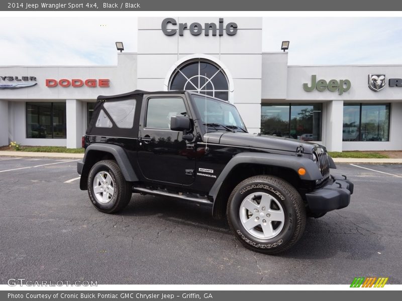 Black / Black 2014 Jeep Wrangler Sport 4x4