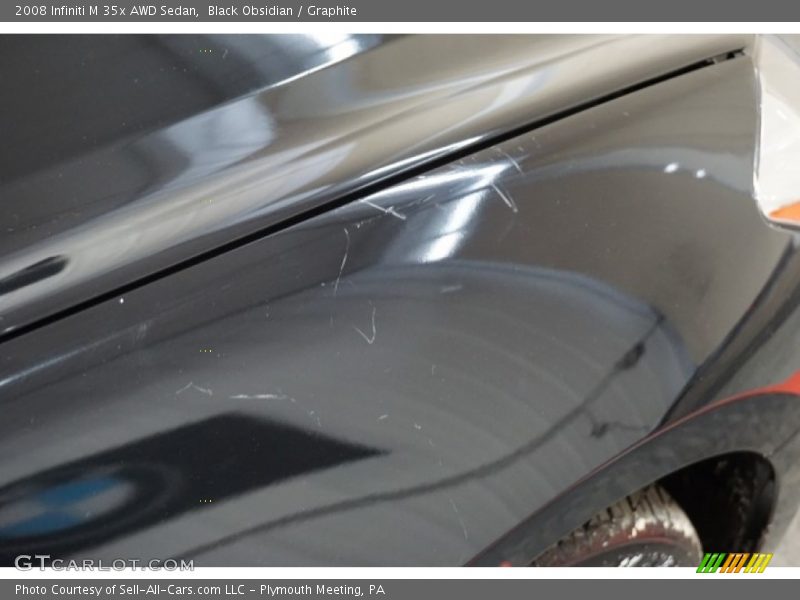 Black Obsidian / Graphite 2008 Infiniti M 35x AWD Sedan