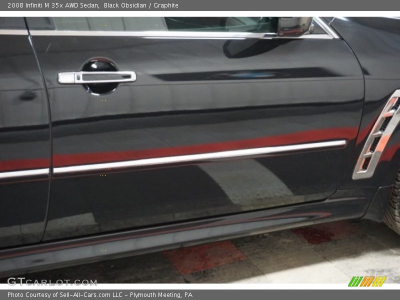 Black Obsidian / Graphite 2008 Infiniti M 35x AWD Sedan