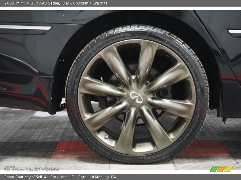 Black Obsidian / Graphite 2008 Infiniti M 35x AWD Sedan