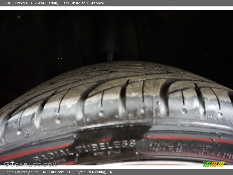 Black Obsidian / Graphite 2008 Infiniti M 35x AWD Sedan