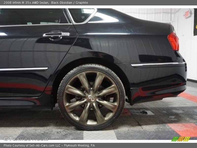 Black Obsidian / Graphite 2008 Infiniti M 35x AWD Sedan