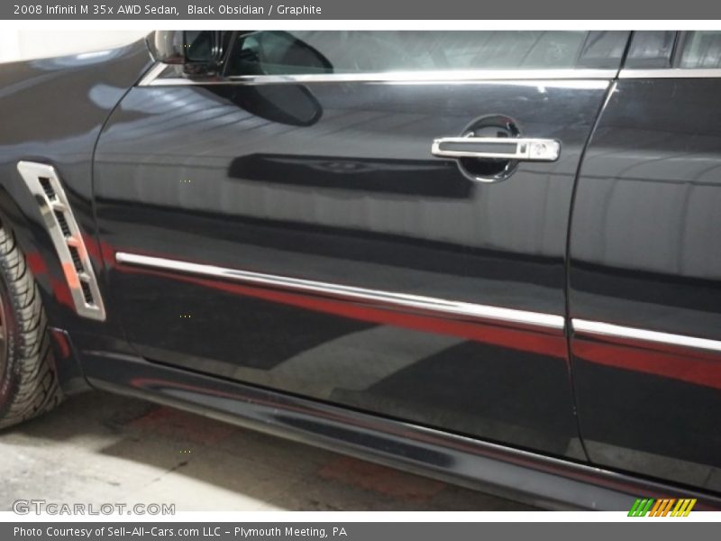 Black Obsidian / Graphite 2008 Infiniti M 35x AWD Sedan