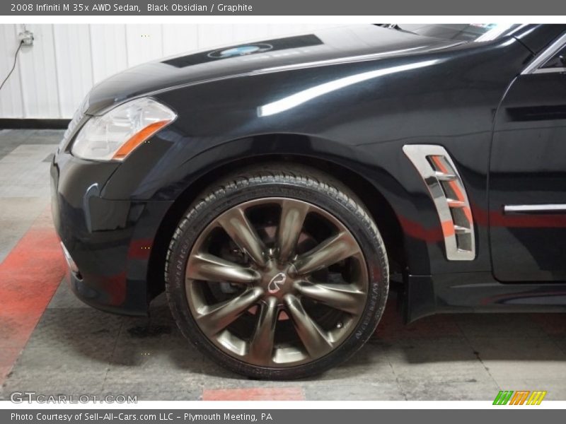 Black Obsidian / Graphite 2008 Infiniti M 35x AWD Sedan