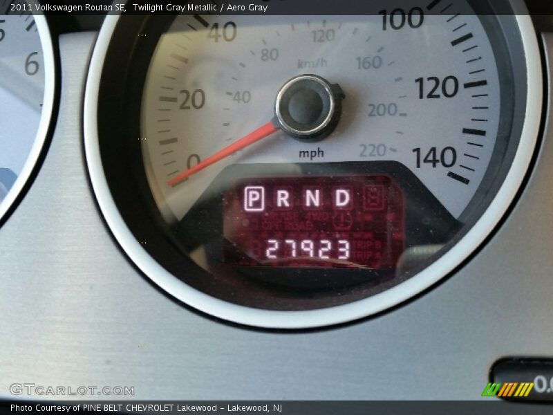 Twilight Gray Metallic / Aero Gray 2011 Volkswagen Routan SE