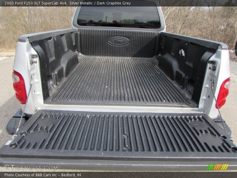 Silver Metallic / Dark Graphite Grey 2003 Ford F150 XLT SuperCab 4x4