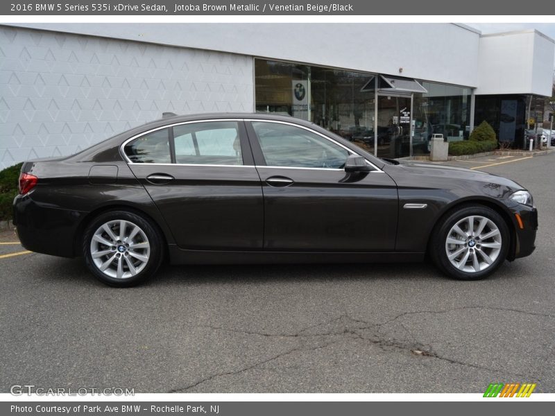 Jotoba Brown Metallic / Venetian Beige/Black 2016 BMW 5 Series 535i xDrive Sedan