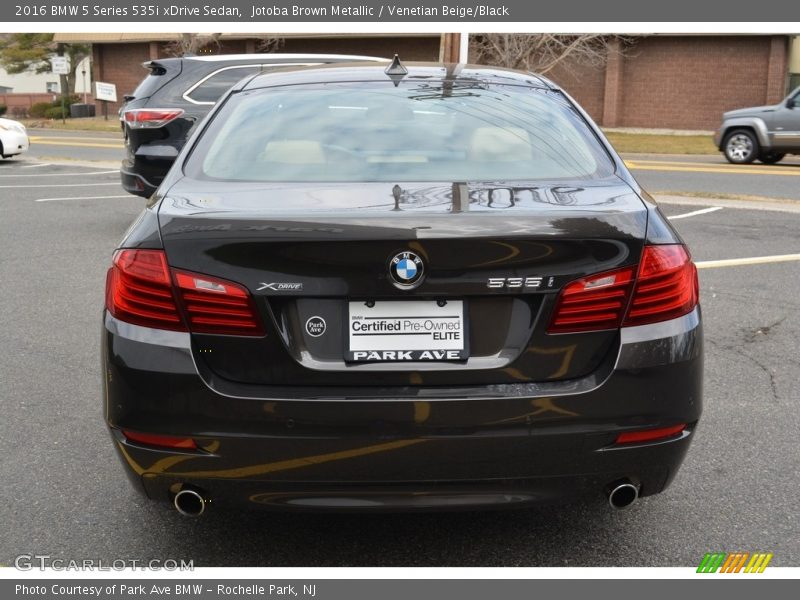 Jotoba Brown Metallic / Venetian Beige/Black 2016 BMW 5 Series 535i xDrive Sedan