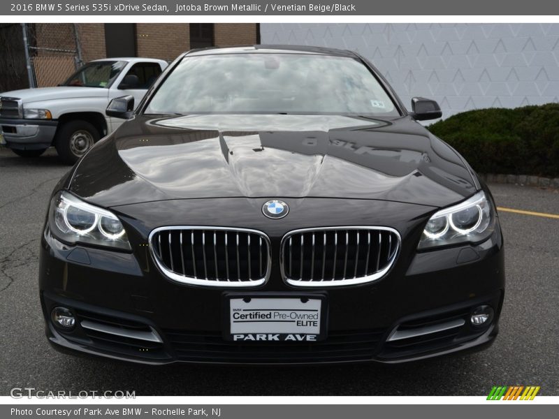 Jotoba Brown Metallic / Venetian Beige/Black 2016 BMW 5 Series 535i xDrive Sedan