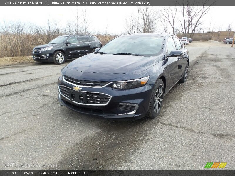 Blue Velvet Metallic / Dark Atmosphere/Medium Ash Gray 2016 Chevrolet Malibu LT