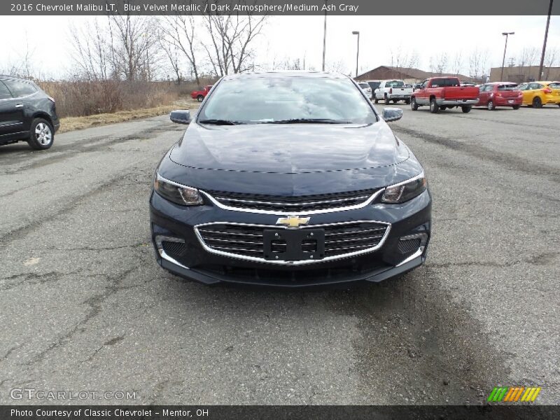 Blue Velvet Metallic / Dark Atmosphere/Medium Ash Gray 2016 Chevrolet Malibu LT