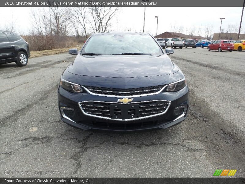 Blue Velvet Metallic / Dark Atmosphere/Medium Ash Gray 2016 Chevrolet Malibu LT