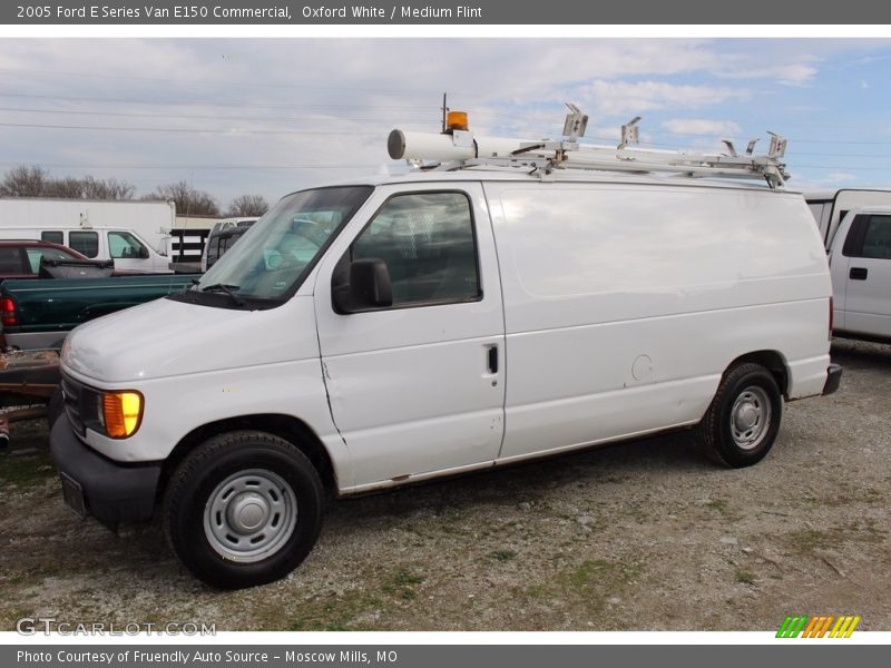 Oxford White / Medium Flint 2005 Ford E Series Van E150 Commercial