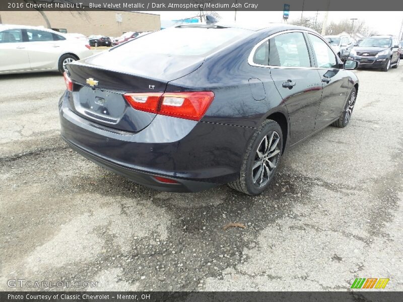 Blue Velvet Metallic / Dark Atmosphere/Medium Ash Gray 2016 Chevrolet Malibu LT