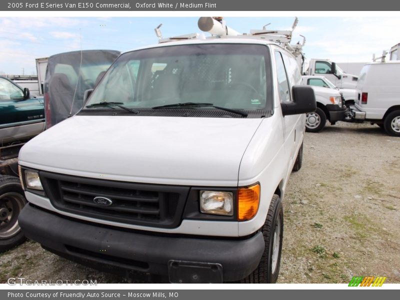 Oxford White / Medium Flint 2005 Ford E Series Van E150 Commercial