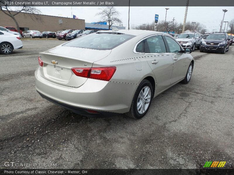 Champagne Silver Metallic / Jet Black 2016 Chevrolet Malibu LT