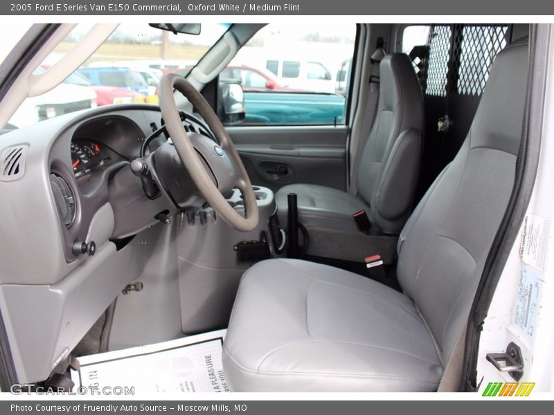 Oxford White / Medium Flint 2005 Ford E Series Van E150 Commercial