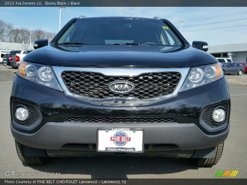 Ebony Black / Black 2013 Kia Sorento LX