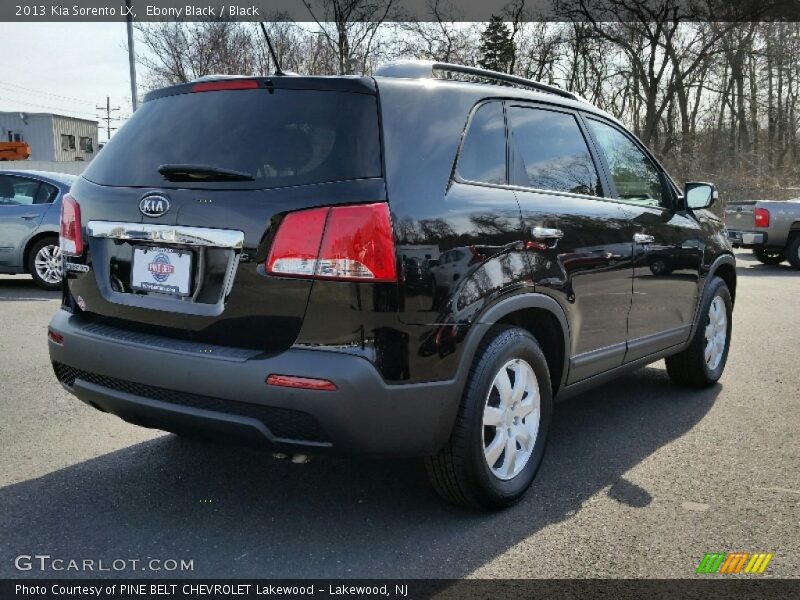 Ebony Black / Black 2013 Kia Sorento LX