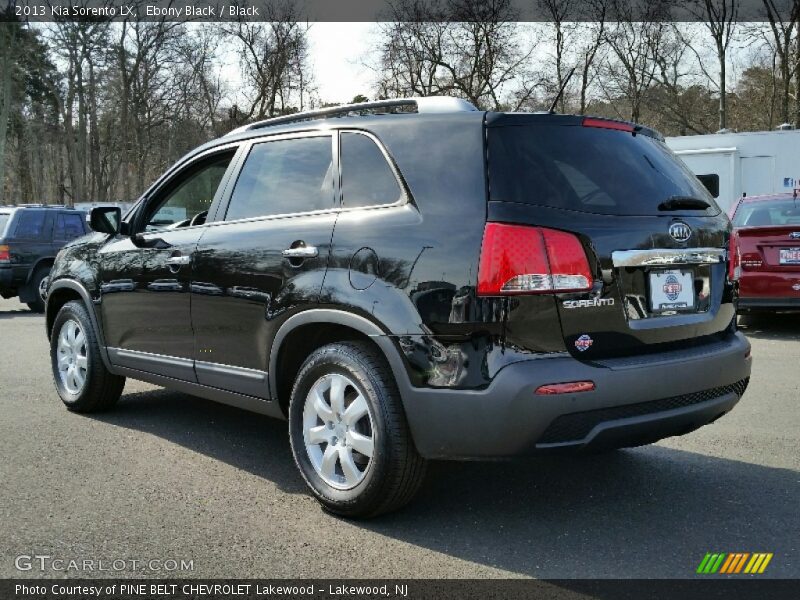 Ebony Black / Black 2013 Kia Sorento LX