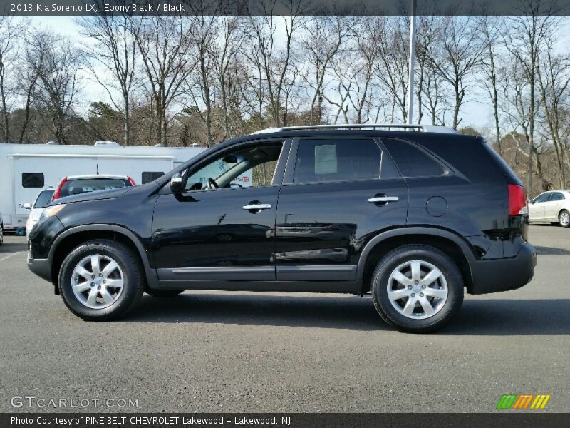 Ebony Black / Black 2013 Kia Sorento LX