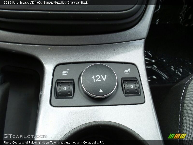 Sunset Metallic / Charcoal Black 2016 Ford Escape SE 4WD