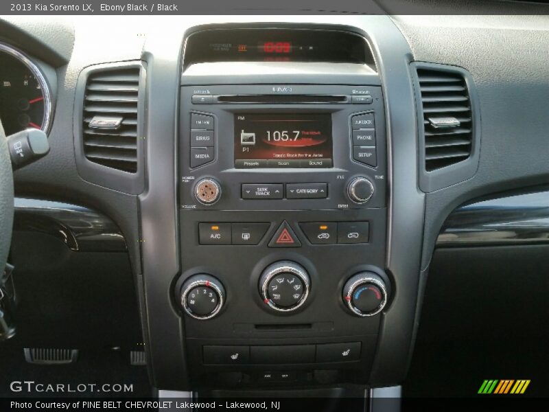 Ebony Black / Black 2013 Kia Sorento LX