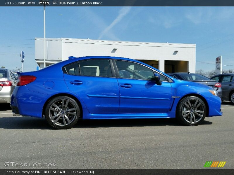WR Blue Pearl / Carbon Black 2016 Subaru WRX Limited