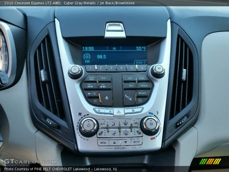 Cyber Gray Metallic / Jet Black/Brownstone 2010 Chevrolet Equinox LTZ AWD