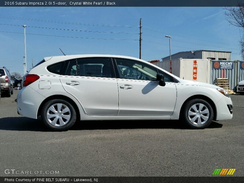 Crystal White Pearl / Black 2016 Subaru Impreza 2.0i 5-door