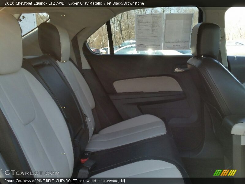 Cyber Gray Metallic / Jet Black/Brownstone 2010 Chevrolet Equinox LTZ AWD