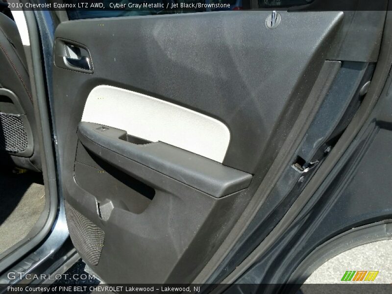 Cyber Gray Metallic / Jet Black/Brownstone 2010 Chevrolet Equinox LTZ AWD