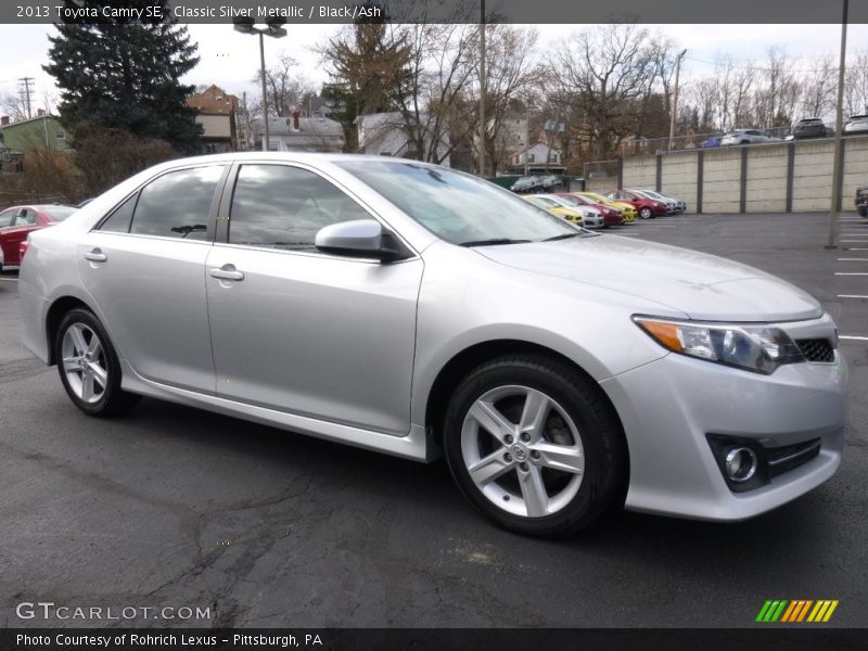 Classic Silver Metallic / Black/Ash 2013 Toyota Camry SE