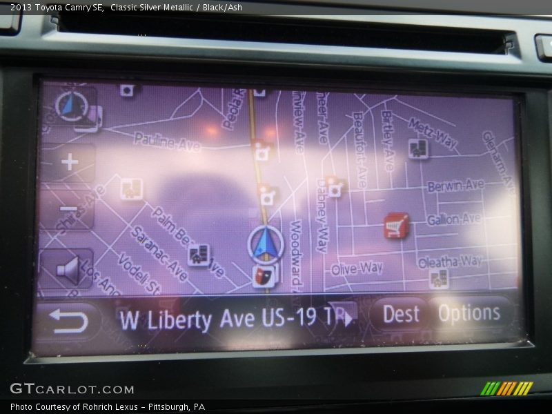 Classic Silver Metallic / Black/Ash 2013 Toyota Camry SE