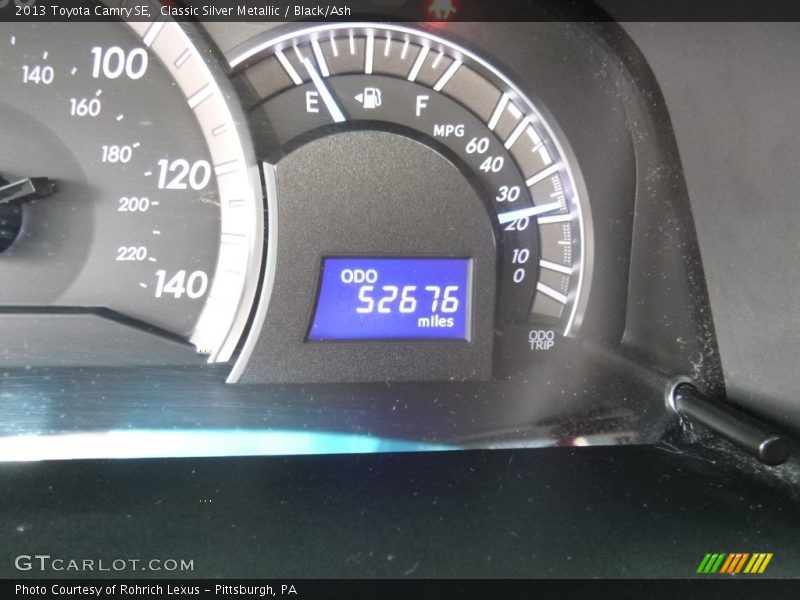 Classic Silver Metallic / Black/Ash 2013 Toyota Camry SE