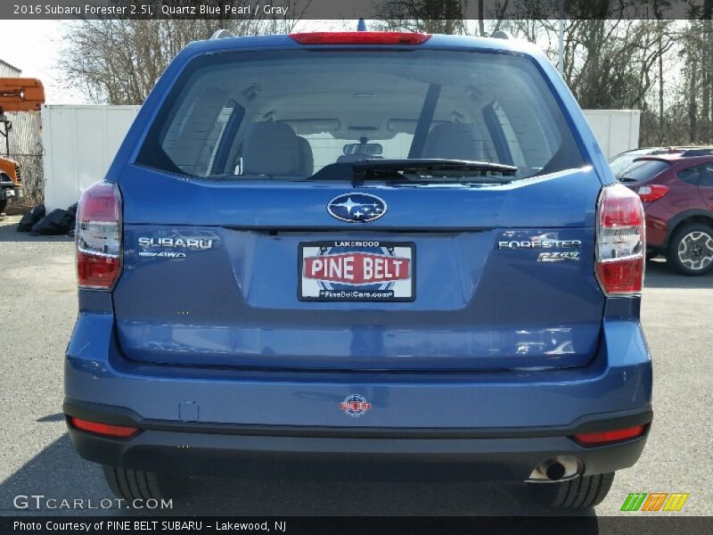 Quartz Blue Pearl / Gray 2016 Subaru Forester 2.5i