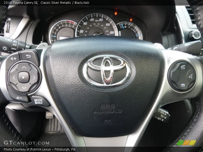 Classic Silver Metallic / Black/Ash 2013 Toyota Camry SE